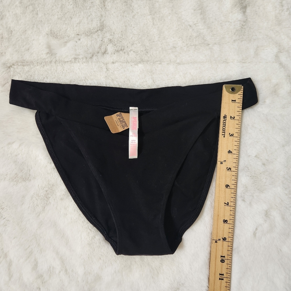Pink Victorias secret black Black High Leg panty Size Large - Picture 6 of 6
